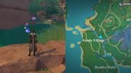 Amethyst Lump location north to Konda Village